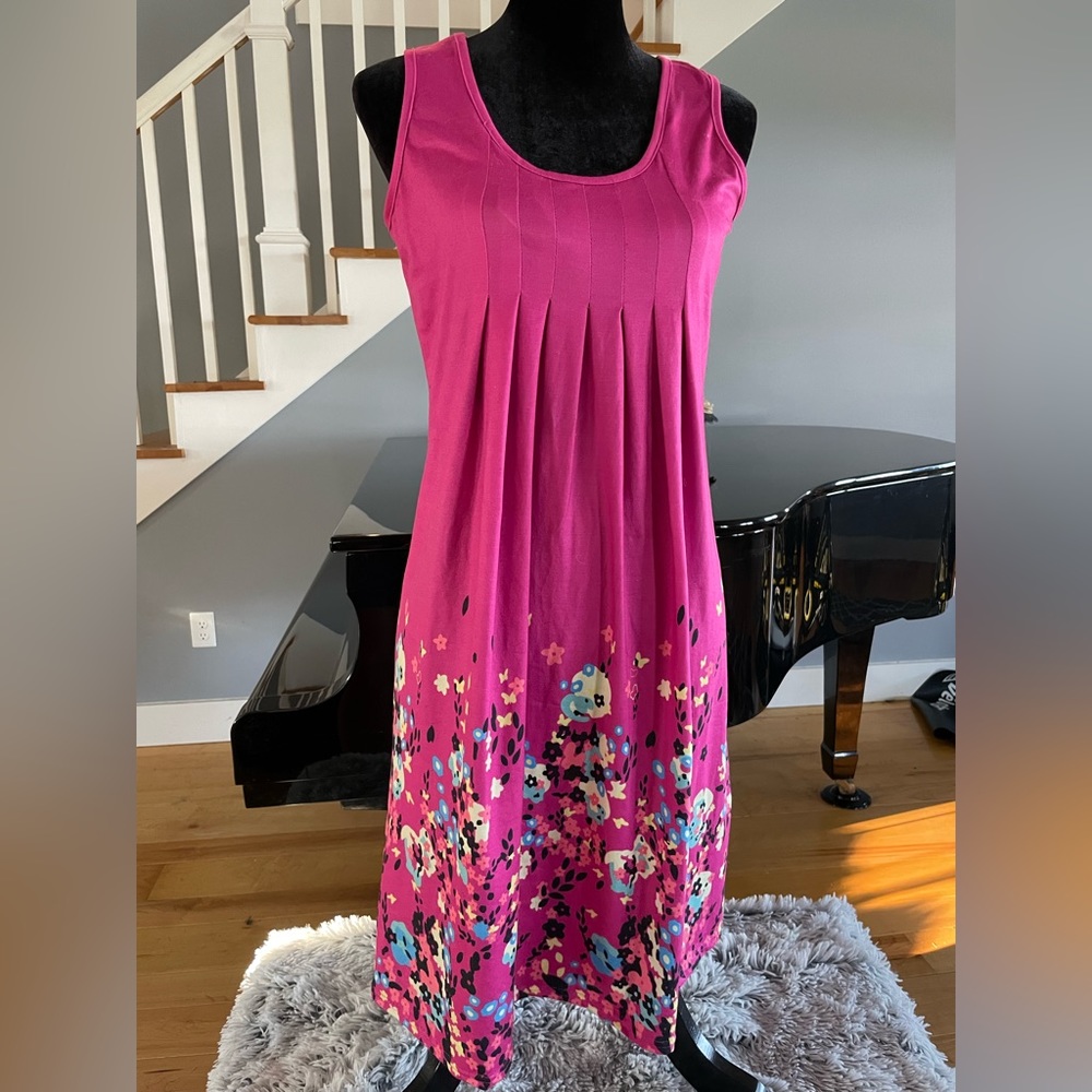 Striking Pink Tank Dress